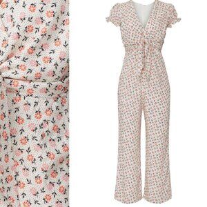 Capulet Jules Jumpsuit Floral Short Sleeve Women's Size XS Petite